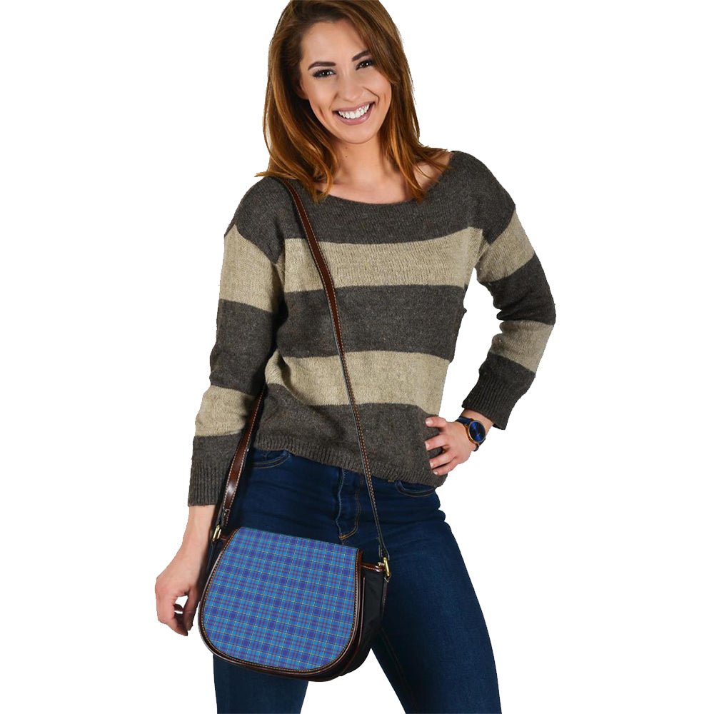 Clan Mercer Modern Tartan Saddle Handbags UF80 Clan Mercer Tartan Today   