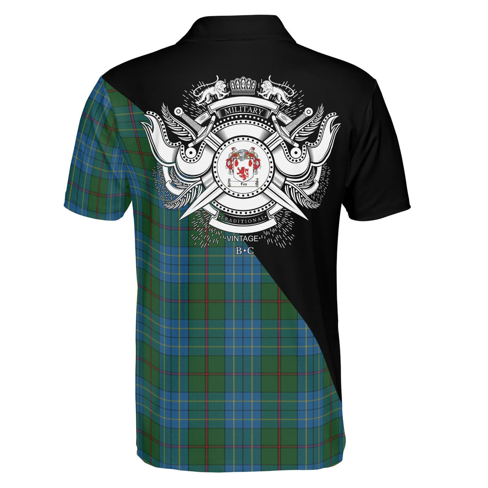 Clan Fox Hunting Clan - Military Polo Shirt QS14 Fox Hunting Tartan Tartan Polo   