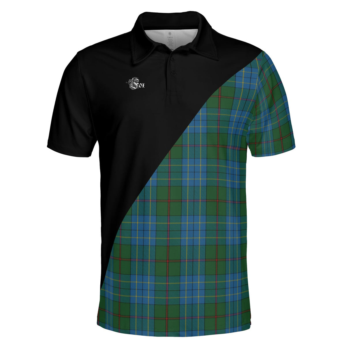 Clan Fox Hunting Clan - Military Polo Shirt QS14 Fox Hunting Tartan Tartan Polo   