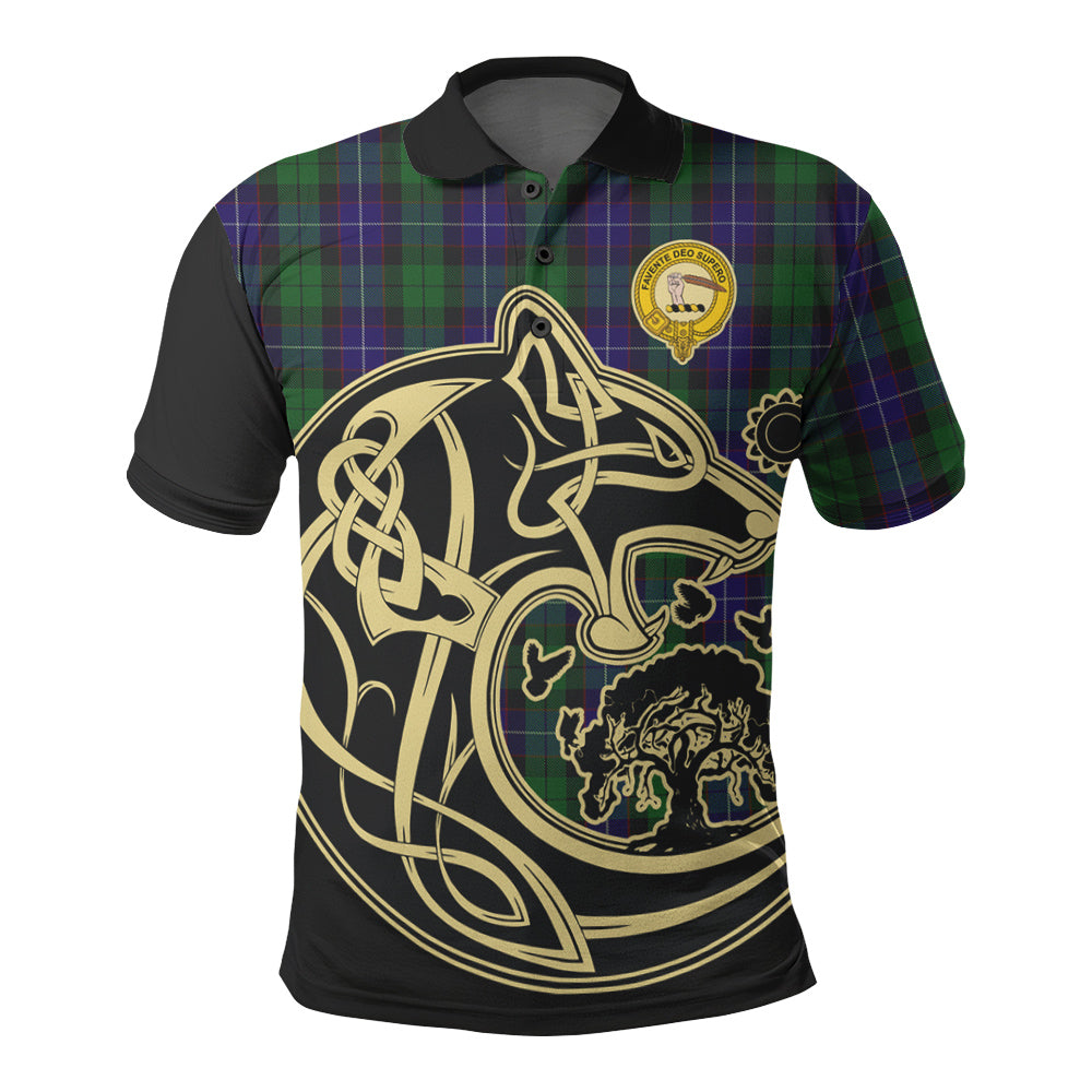 Clan Mitchell Tartan Polo Shirt Viking Wolf XD97 Mitchell Tartan Tartan Polo   