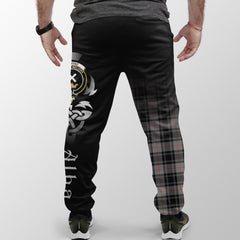 Clan Moffat Modern Tartan Crest Jogger Sweatpants  Alba Celtic Style VG60 Clan Moffat Tartan Today   