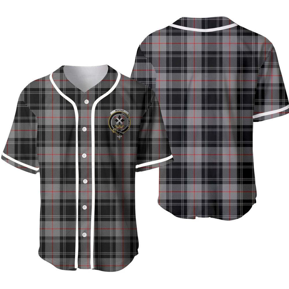 Clan Moffat Tartan Unisex Baseball Jersey XV58DD93 Clan Moffat Tartan Today   