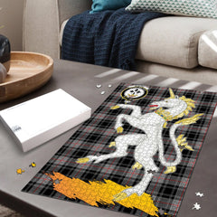 Clan Moffat Modern Tartan Crest Unicorn Scotland Jigsaw Puzzles Gift For Family WP94 Clan Moffat Tartan Today   