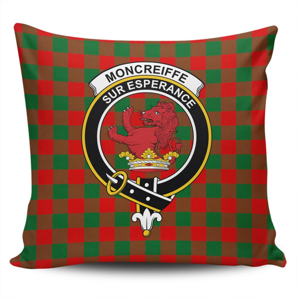 Clan Moncrieffe Tartan Crest Pillow Cover CI99 Clan Moncreiffe Tartan Today   