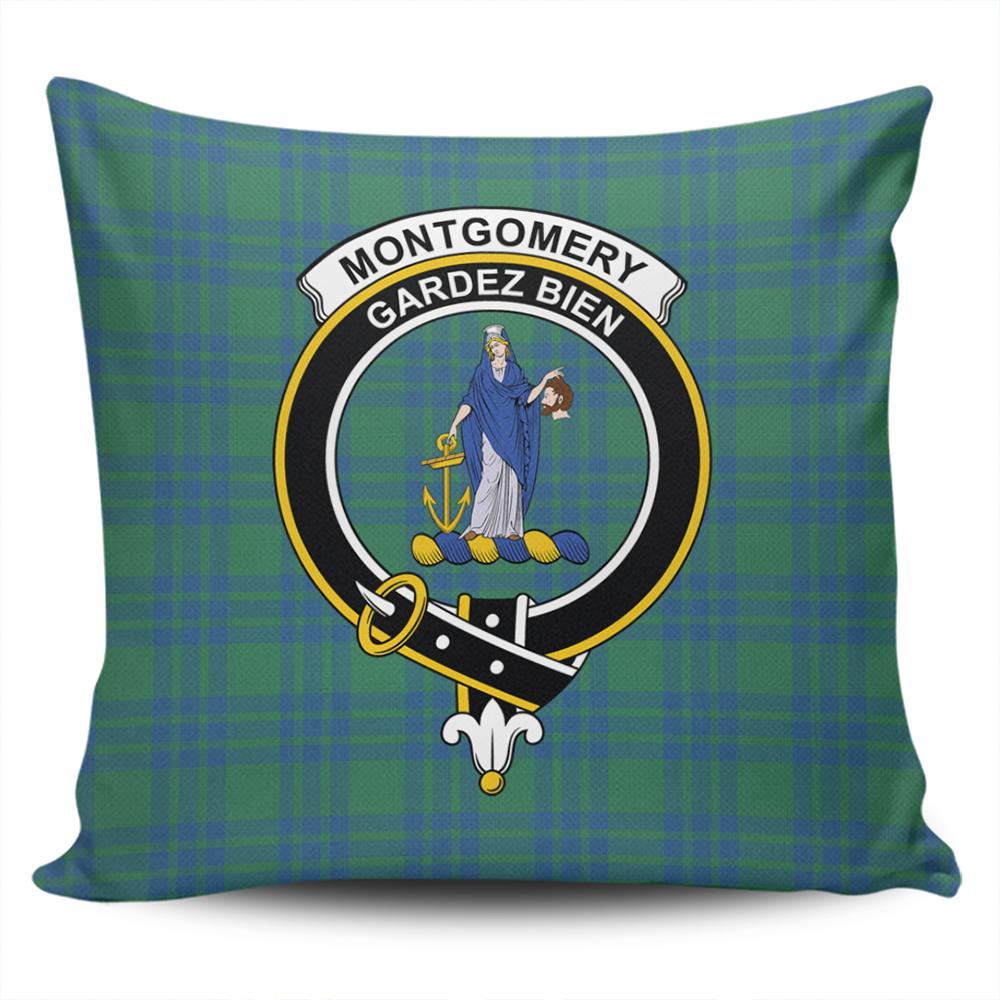 Clan Montgomery Ancient Tartan Crest Pillow Cover JD26 Clan Montgomery Tartan Today   