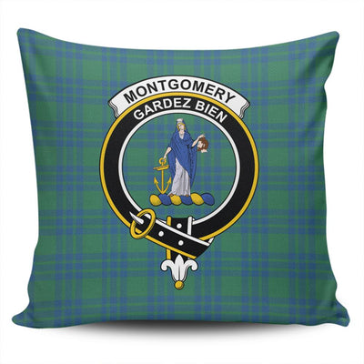 Clan Montgomery Ancient Tartan Crest Pillow Cover JD26
