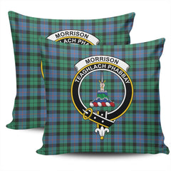 Clan Morrison Ancient Tartan Crest Pillow Cover LK62 Clan Morrison Tartan Today   