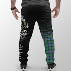 Clan Morrison Ancient Tartan Crest Jogger Sweatpants  Alba Celtic Style ZE32 Clan Morrison Tartan Today   