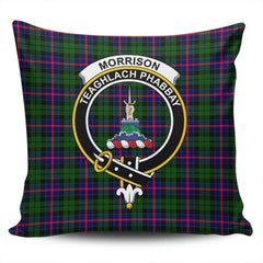 Clan Morrison Modern Tartan Crest Pillow Cover MP97 Clan Morrison Tartan Today   
