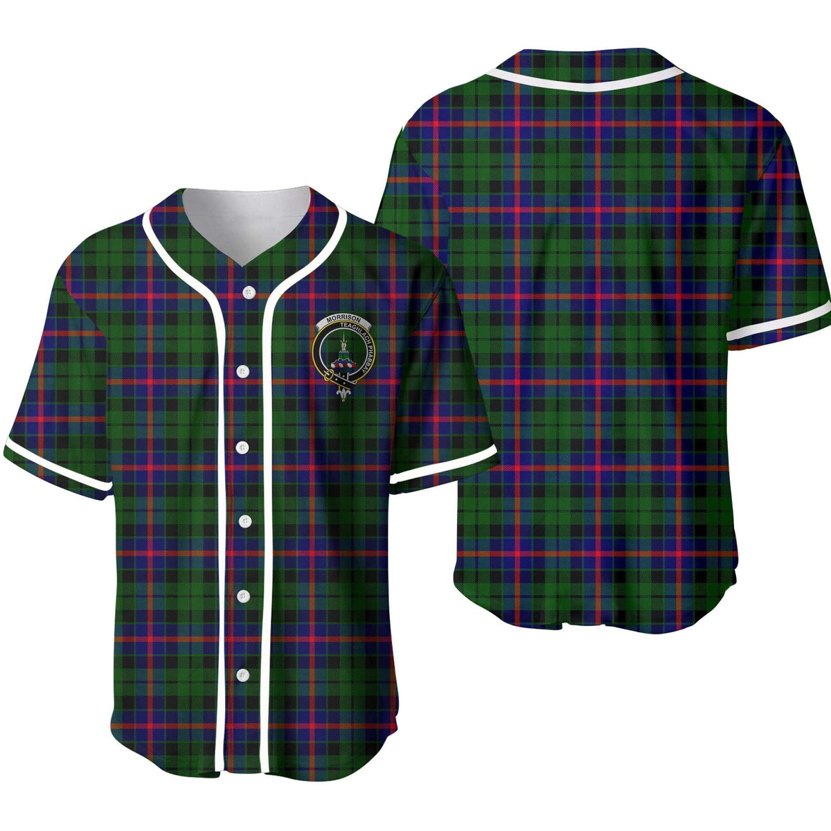 Clan Morrison Tartan Unisex Baseball Jersey NL20UC55 Clan Morrison Tartan Today   