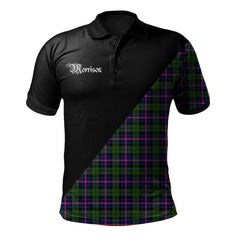 Clan Morrison Modern Clan - Military Polo Shirt DX84 Morrison Modern Tartan Tartan Polo   
