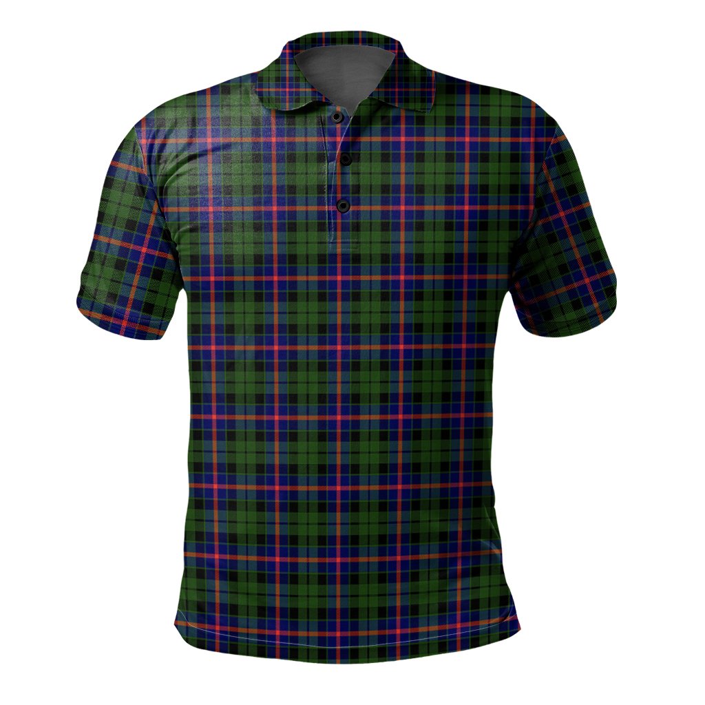 Clan Morrison Modern Tartan Polo Shirt YN42 Morrison Modern Tartan Tartan Polo   