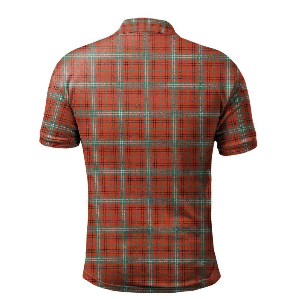 Clan Morrison Red Ancient Tartan Polo Shirt NC39 Morrison Red Ancient Tartan Tartan Polo   