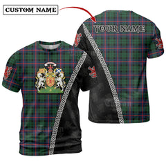 Morrison Modern Tartan Shirt with Scotland Coat of Arms & Custom Name NB74