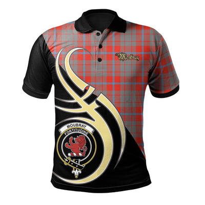 Clan Moubray Tartan Polo Shirt - Believe In Me Style