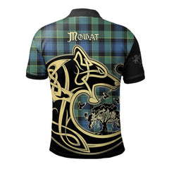 Clan Mowat Tartan Polo Shirt Viking Wolf VS58 Mowat Tartan Tartan Polo   