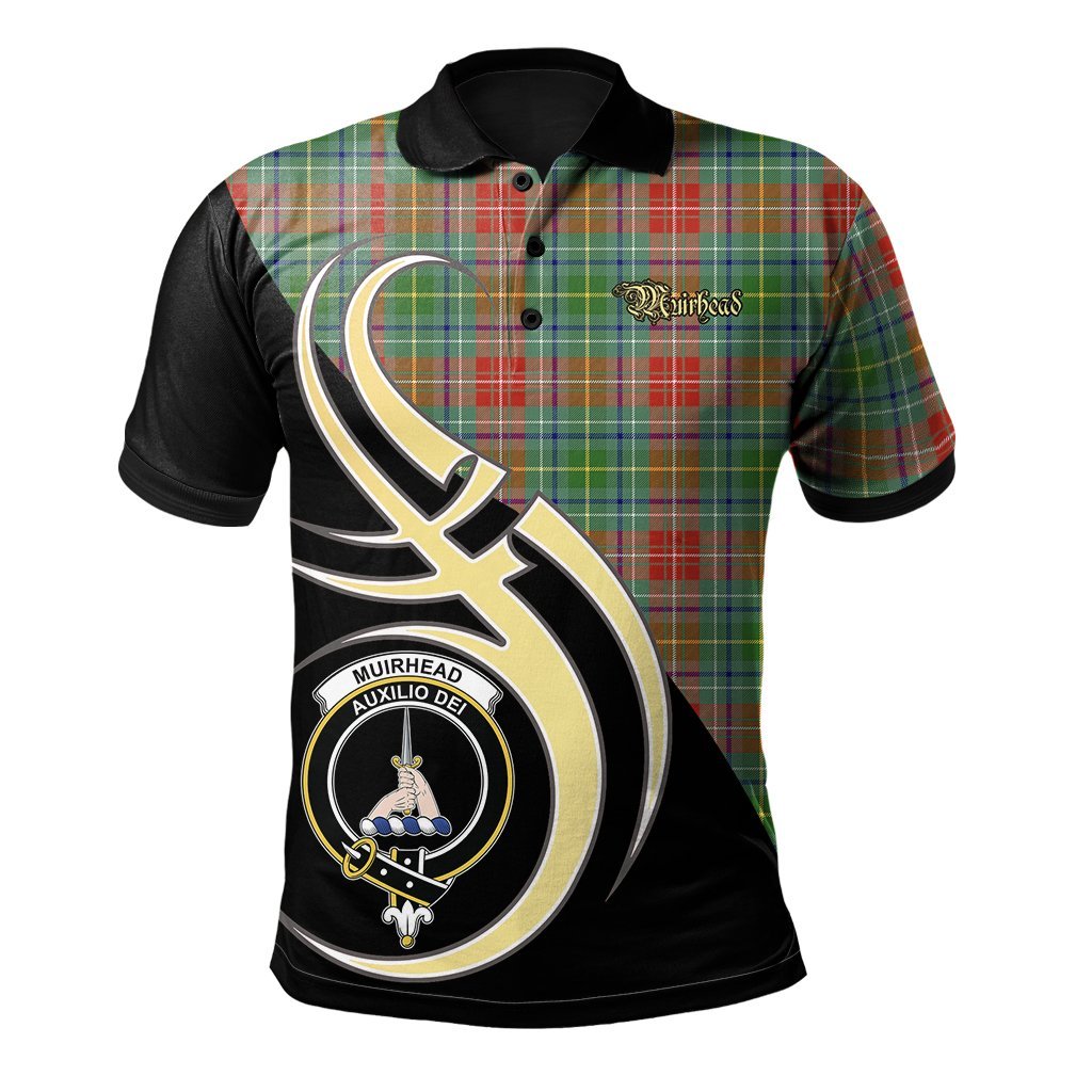 Clan Muirhead Tartan Polo Shirt - Believe In Me Style SU28 Muirhead Tartan Tartan Polo   