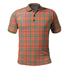 Clan Munro Ancient Tartan Polo Shirt NV46 Munro Ancient Tartan Tartan Polo   
