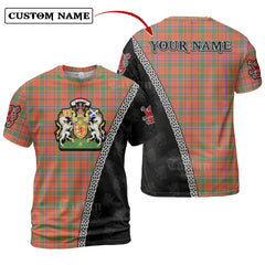Munro Ancient Tartan Shirt with Scotland Coat of Arms & Custom Name LC40