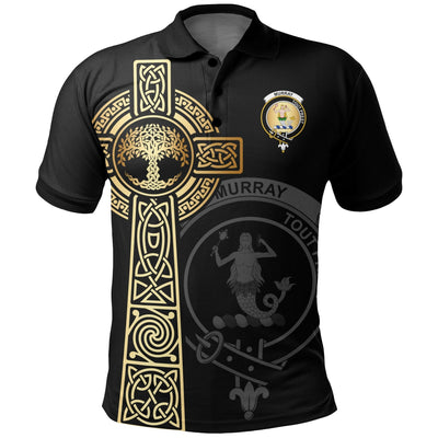 Clan Murray (of Dysart) Clan Unisex Polo Shirt - Celtic Tree Of Life YW19