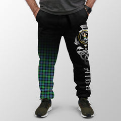 Clan Murray Of Atholl Ancient Tartan Crest Jogger Sweatpants  Alba Celtic Style YX28 Clan Murray Tartan Today   