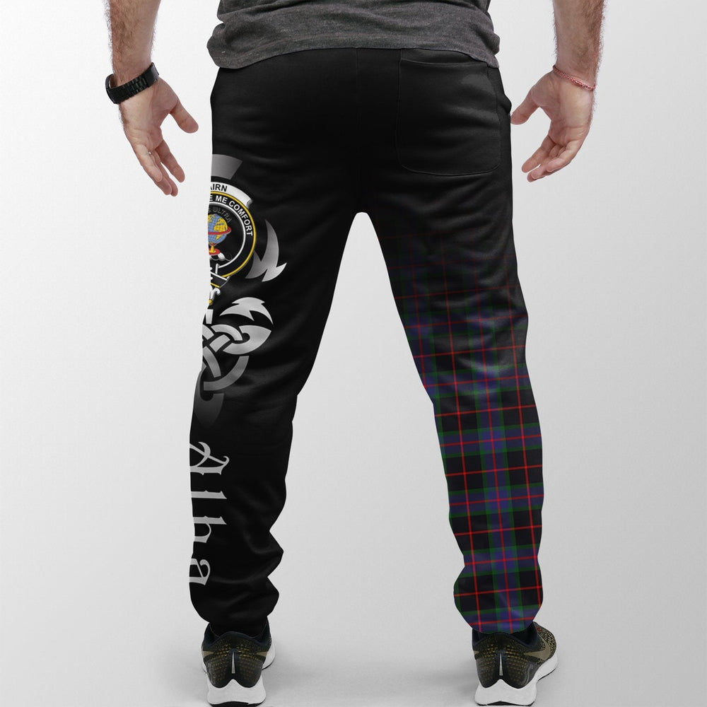 Clan Nairn Tartan Crest Jogger Sweatpants  Alba Celtic Style WN70 Clan Nairn Tartan Today   