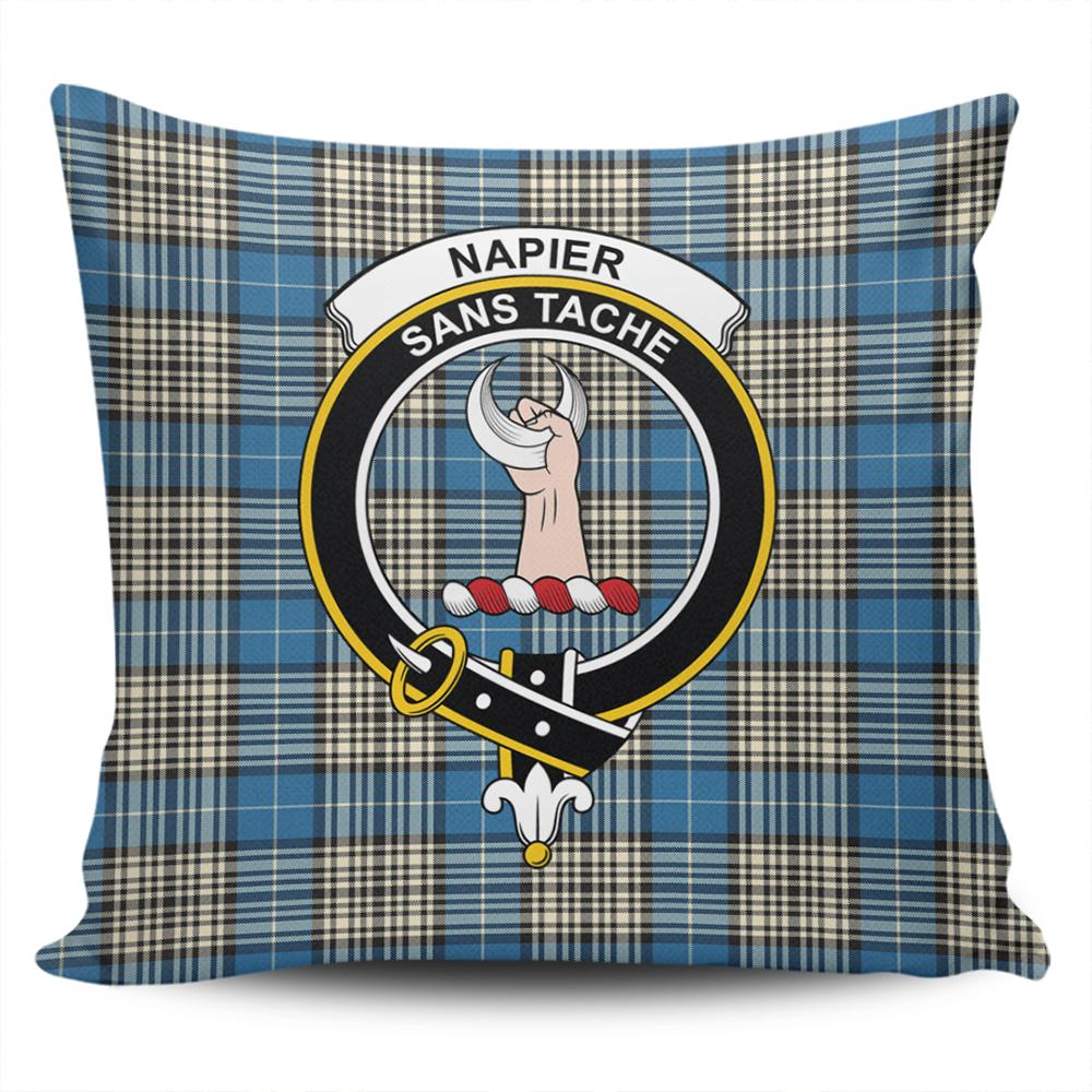 Clan Napier Ancient Tartan Crest Pillow Cover UH43 Clan Napier Tartan Today   
