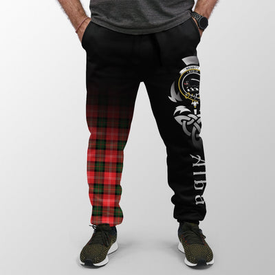 Clan Nesbitt Modern Tartan Crest Jogger Sweatpants Alba Celtic Style