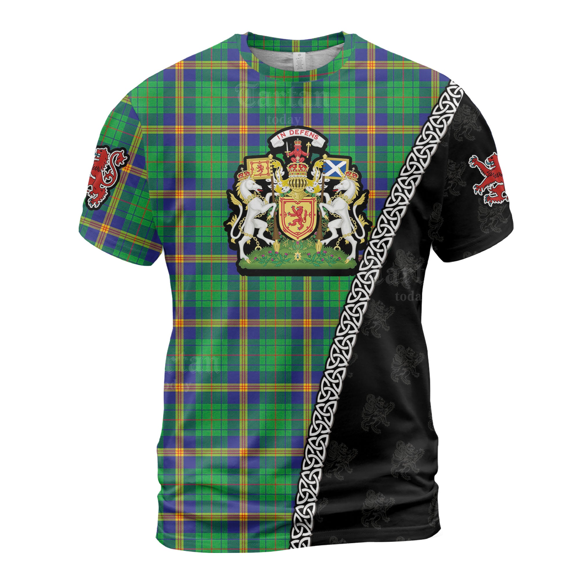 Personalized Clan New Mexico Tartan Shirt with Scotland Coat of Arms & Custom Name VE41