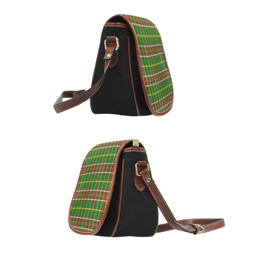 Clan Newfoundland And Labrador Tartan Saddle Handbags DM27 Clan Borthwick Tartan Today   