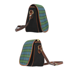 Clan Newlands of Lauriston Tartan Saddle Handbags EC63 Clan Newlands Tartan Today   