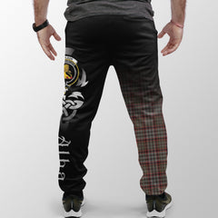 Clan Nicolson Hunting Weathered Tartan Crest Jogger Sweatpants  Alba Celtic Style JQ38 Clan Nicolson Tartan Today   