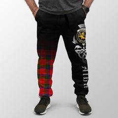Clan Nicolson Modern Tartan Crest Jogger Sweatpants  Alba Celtic Style IE90 Clan Nicolson Tartan Today   