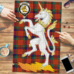 Clan Nicolson Ancient Tartan Crest Unicorn Scotland Jigsaw Puzzles Gift For Family DT99 Clan Nicolson Tartan Today   