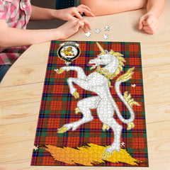 Clan Nicolson Ancient Tartan Crest Unicorn Scotland Jigsaw Puzzles Gift For Family DT99 Clan Nicolson Tartan Today   