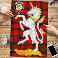 Clan Nicolson Modern Tartan Crest Unicorn Scotland Jigsaw Puzzles Gift For Family XO34 Clan Nicolson Tartan Today   