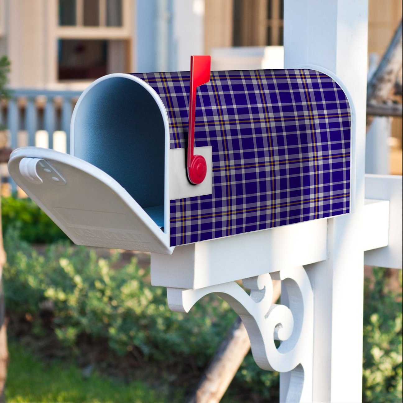 Clan Ochterlony Tartan Crest Mailbox JL59 Clan Ochterlony/ Ochterlonie Tartan Today   
