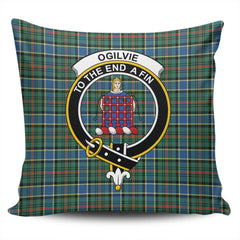 Clan Ogilvie Hunting Ancient Tartan Crest Pillow Cover EH38 Clan Ogilvie Tartan Today   