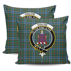 Clan Ogilvie Hunting Ancient Tartan Crest Pillow Cover EH38 Clan Ogilvie Tartan Today   