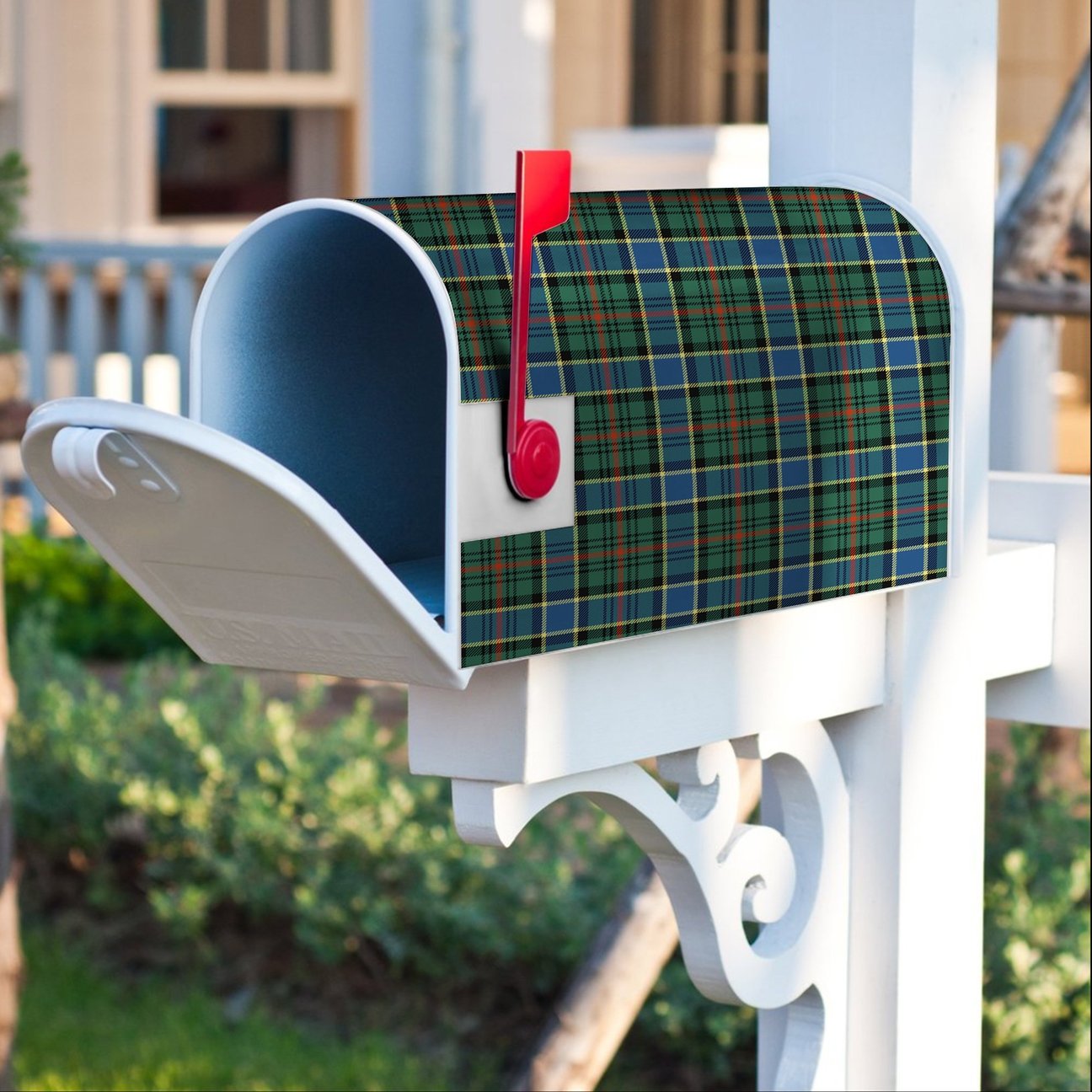 Clan Ogilvie Hunting Ancient Tartan Crest Mailbox WV77 Clan Ogilvie Tartan Today   