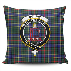 Clan Ogilvie Hunting Modern Tartan Crest Pillow Cover ZW30 Clan Ogilvie Tartan Today   