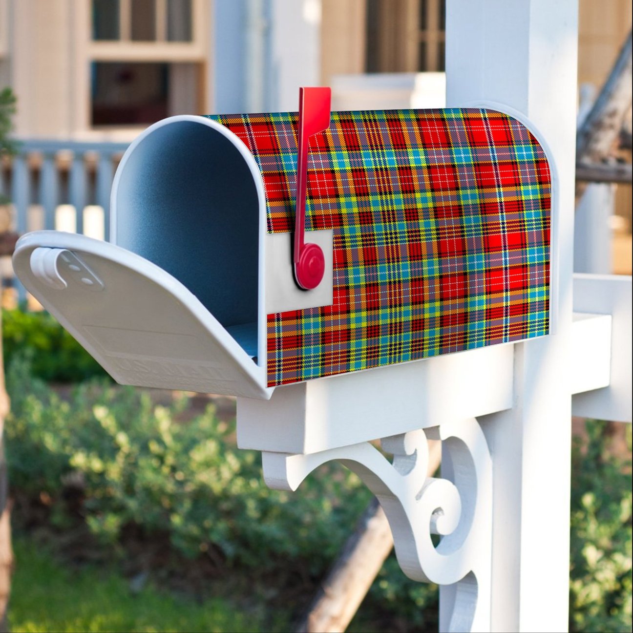 Clan Ogilvie Tartan Crest Mailbox XM38 Clan Ogilvie Tartan Today   