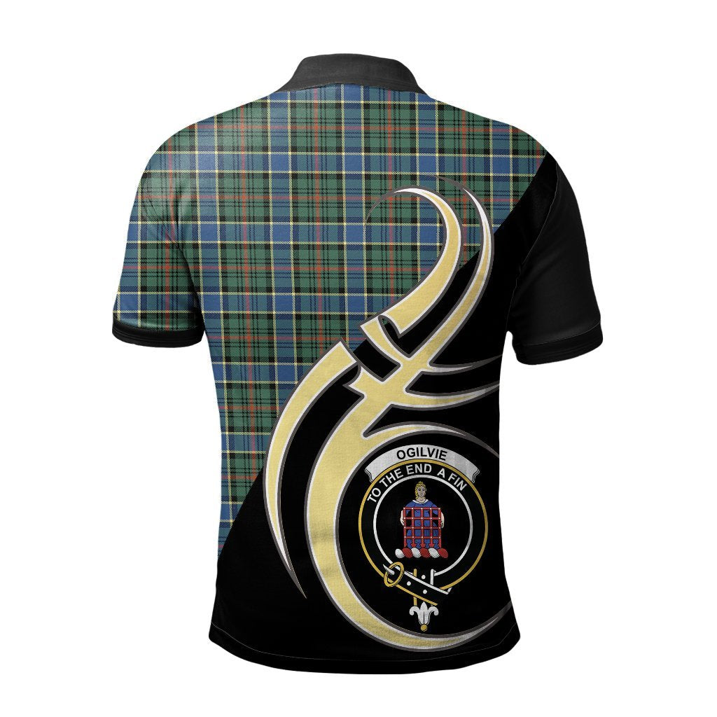 Clan Ogilvie Hunting Ancient Tartan Polo Shirt - Believe In Me Style IR43 Ogilvie Hunting Ancient Tartan Tartan Polo   
