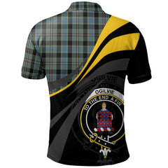 Clan Ogilvie (Ogilvy) Hunting Tartan Polo Shirt - Royal Coat Of Arms Style EH59 Ogilvie (Ogilvy) Hunting Tartan Tartan Polo   