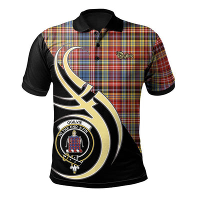 Clan Ogilvie of Airlie Ancient Tartan Polo Shirt - Believe In Me Style PV64