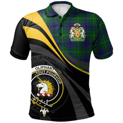Clan Oliphant Tartan Polo Shirt - Royal Coat Of Arms Style TX22 Oliphant Tartan Tartan Polo   
