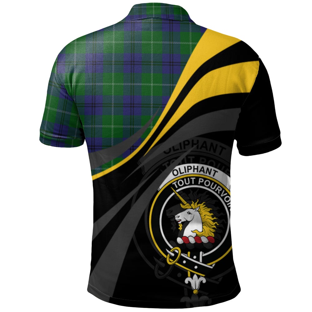 Clan Oliphant Tartan Polo Shirt - Royal Coat Of Arms Style TX22 Oliphant Tartan Tartan Polo   