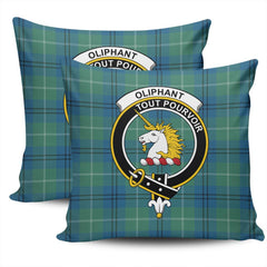 Clan Oliphant Ancient Tartan Crest Pillow Cover ME17 Clan Oliphant Tartan Today   