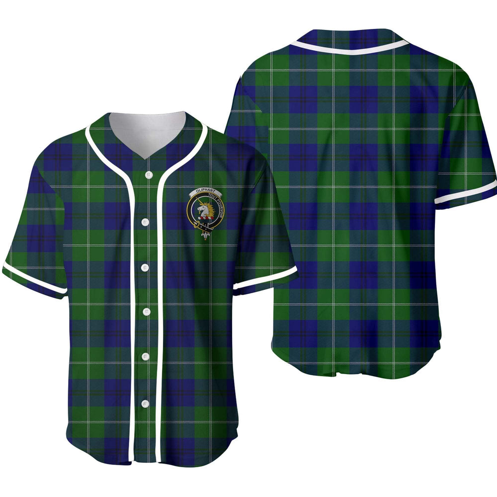 Clan Oliphant Tartan Unisex Baseball Jersey CT21UD67 Clan Oliphant Tartan Today   