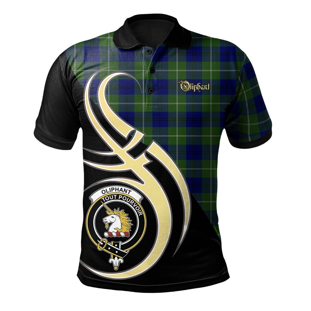 Clan Oliphant Modern Tartan Polo Shirt - Believe In Me Style LE82 Oliphant Modern Tartan Tartan Polo   